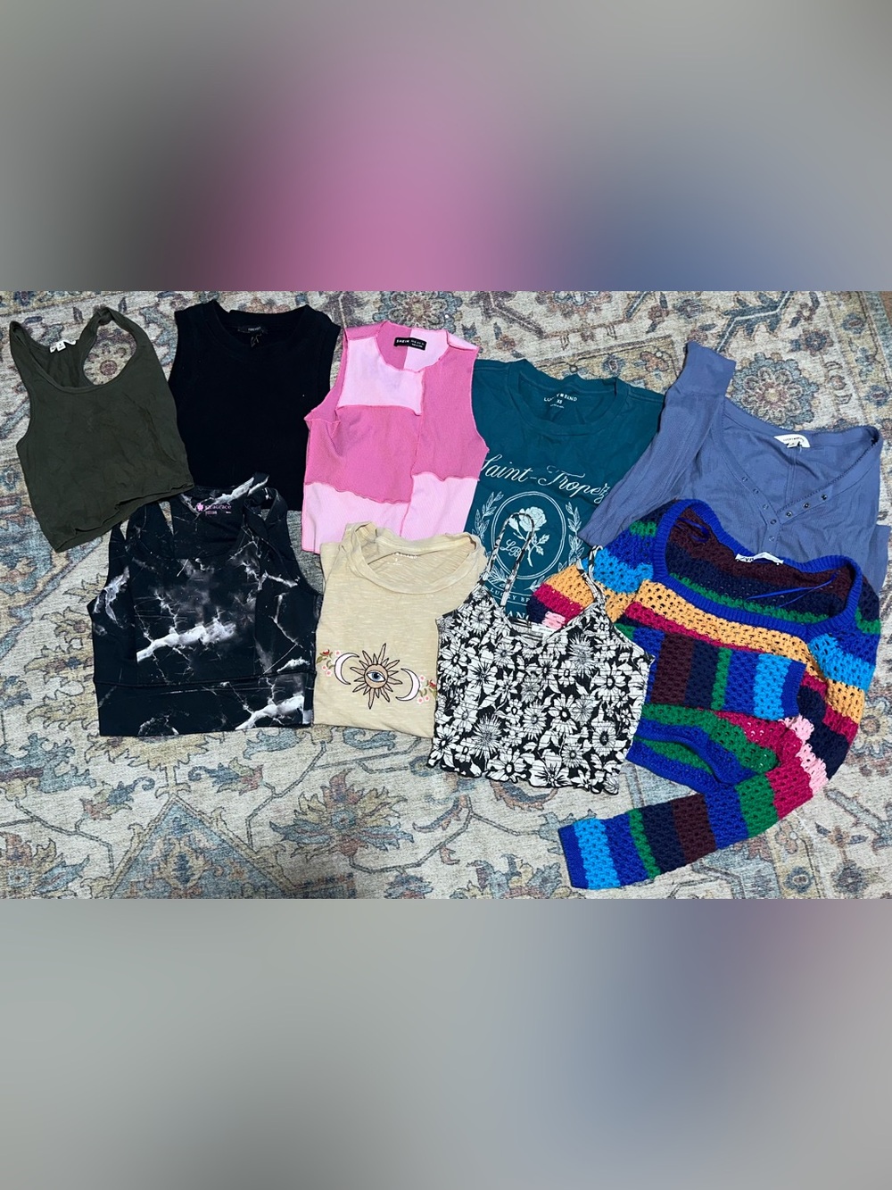 Bundle Size small / XS shirts tops Lucky brand Jeans Brand Zara AE Forever 21